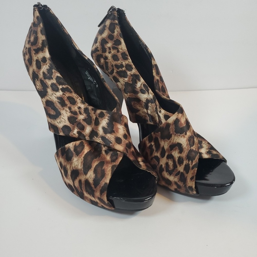 Henry Ferrera Morgan-5 Size 8 Leopard Heels